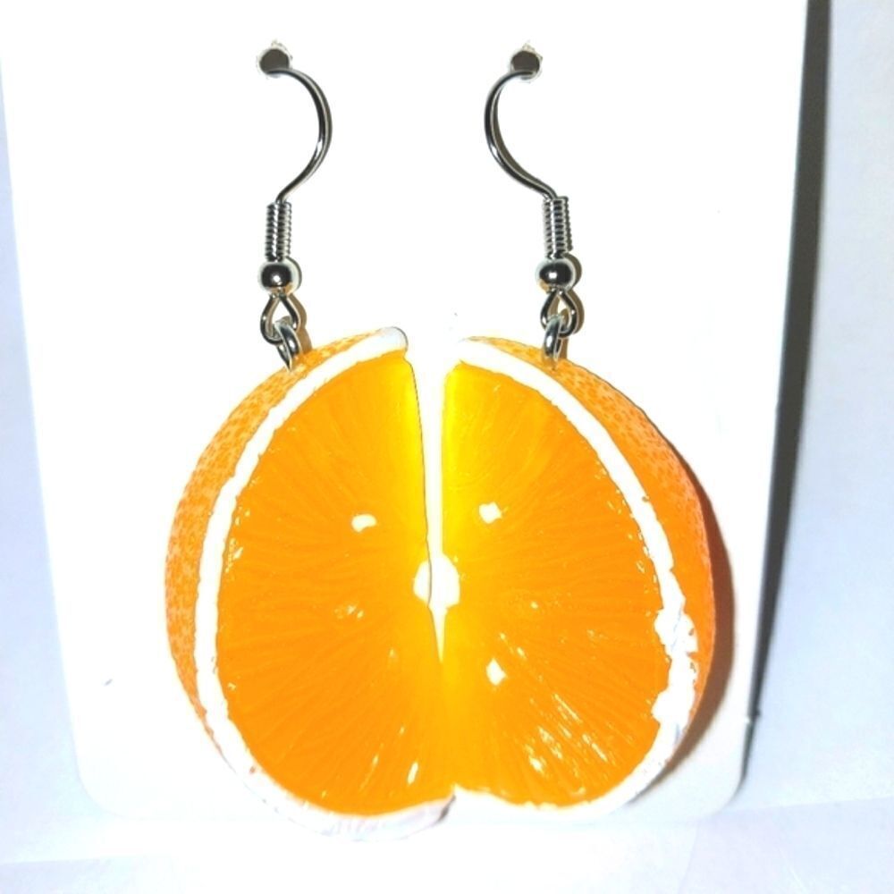 Gorgeous orange slices earrings